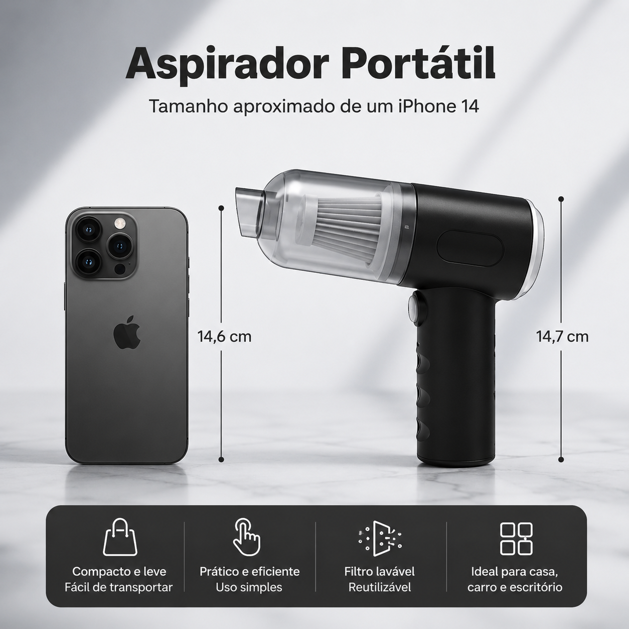 Aspirador Portátil