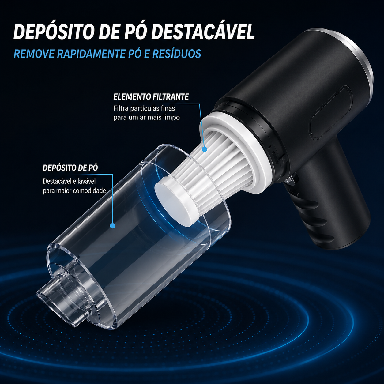 Aspirador Portátil
