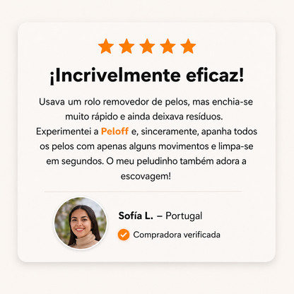 Escova Reutilizável para Remover Pelos